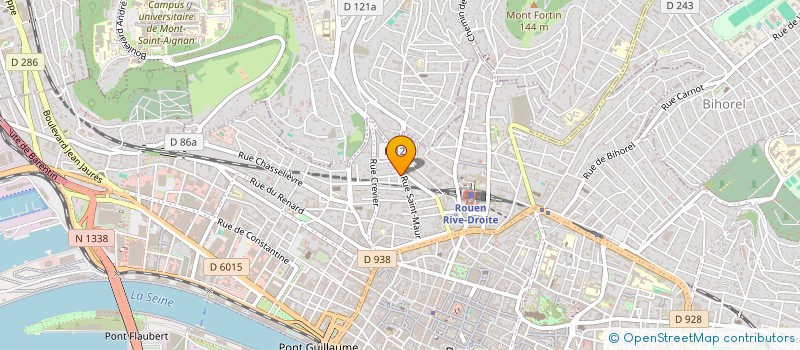 localisation de l'entreprise MONSIEUR GERMAIN BRUBION à ROUEN