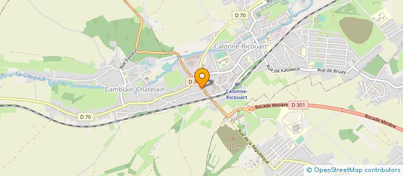 localisation de l'entreprise MONSIEUR GERMAIN CARON  CAMBLAIN-CHATELAIN