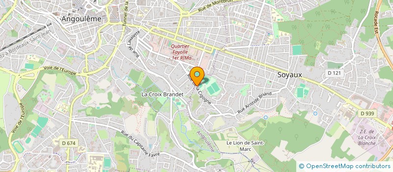localisation de l'entreprise MONSIEUR GERMAIN CHALLON à SOYAUX