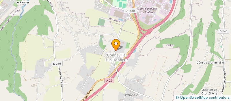 localisation de l'entreprise MONSIEUR GERMAIN CHAUMONT  GONNEVILLE-SUR-HONFLEUR