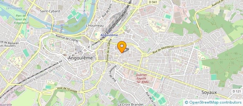 localisation de l'entreprise MONSIEUR GERMAIN CONSTANTIN à ANGOULEME