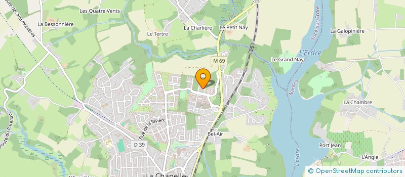 localisation de l'entreprise MONSIEUR GERMAIN COUTARD à LA CHAPELLE-SUR-ERDRE