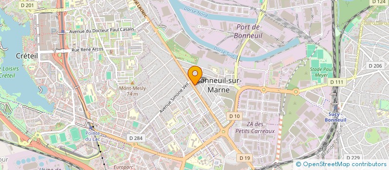 localisation de l'entreprise MONSIEUR GERMAIN CROUARD  BONNEUIL-SUR-MARNE