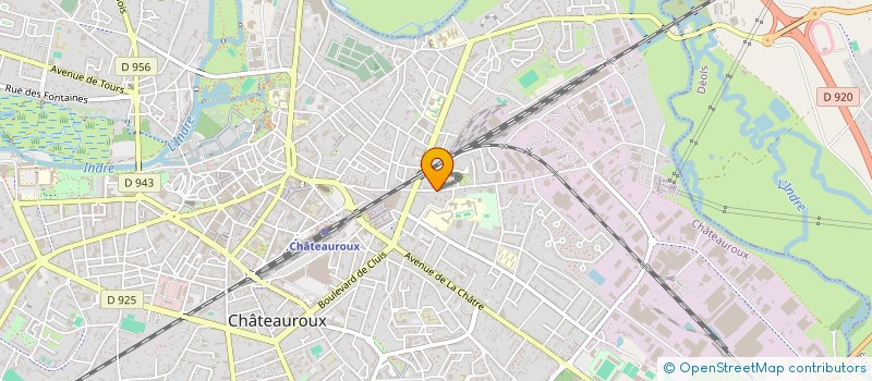 localisation de l'entreprise MONSIEUR GERMAIN DALLE à CHATEAUROUX