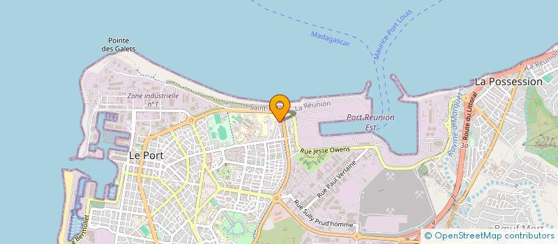 localisation de l'entreprise MONSIEUR GERMAIN DAMOUR  LE PORT