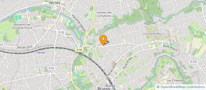 localisation de l'entreprise MONSIEUR GERMAIN DE KEROULLAS  BRUNOY