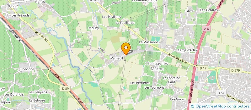 localisation de l'entreprise MONSIEUR GERMAIN DUCOTE à CHARNAY-LES-MACON