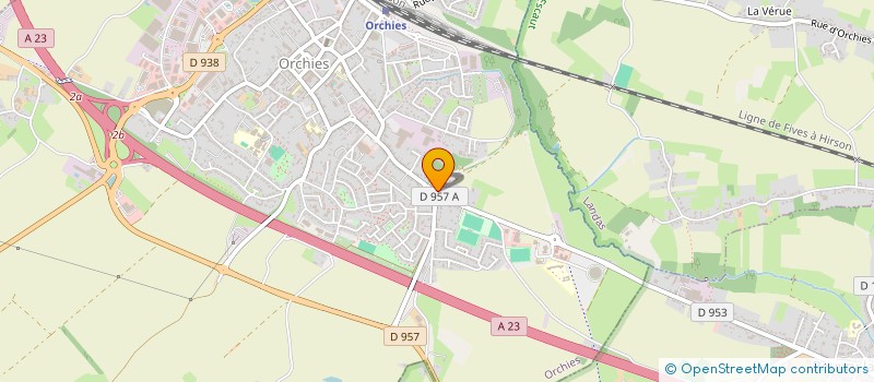 localisation de l'entreprise MONSIEUR GERMAIN DURR  ORCHIES