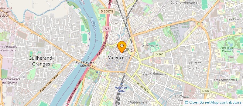 localisation de l'entreprise MONSIEUR GERMAIN FAYAT  VALENCE