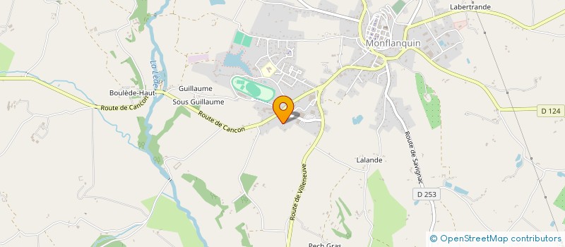 localisation de l'entreprise MONSIEUR GERMAIN FERNANDEZ  MONFLANQUIN