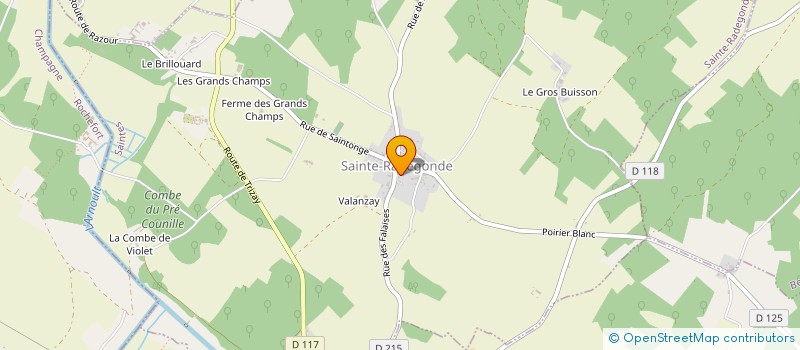 localisation de l'entreprise MONSIEUR GERMAIN FONTAINE  TRIZAY