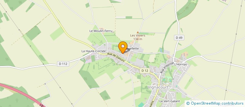 localisation de l'entreprise MONSIEUR GERMAIN FOURNIER  VIGNACOURT