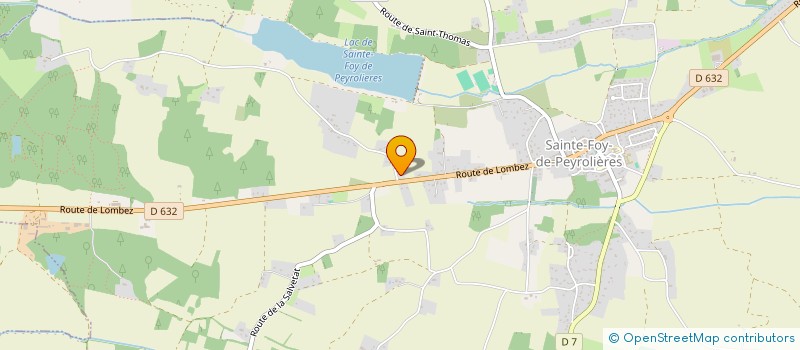 localisation de l'entreprise MONSIEUR GERMAIN GABRIEL  SAINTE-FOY-DE-PEYROLIERES