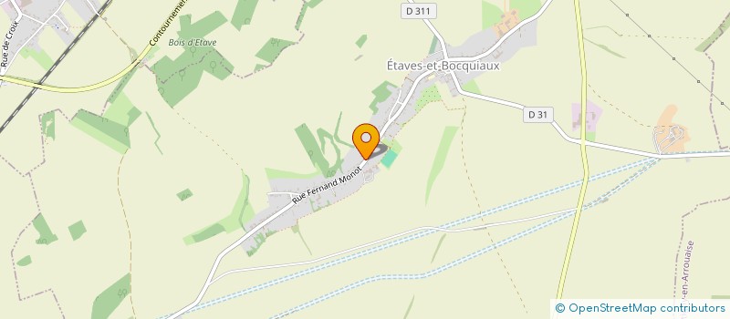 localisation de l'entreprise MONSIEUR GERMAIN GASPERONI  ETAVES-ET-BOCQUIAUX