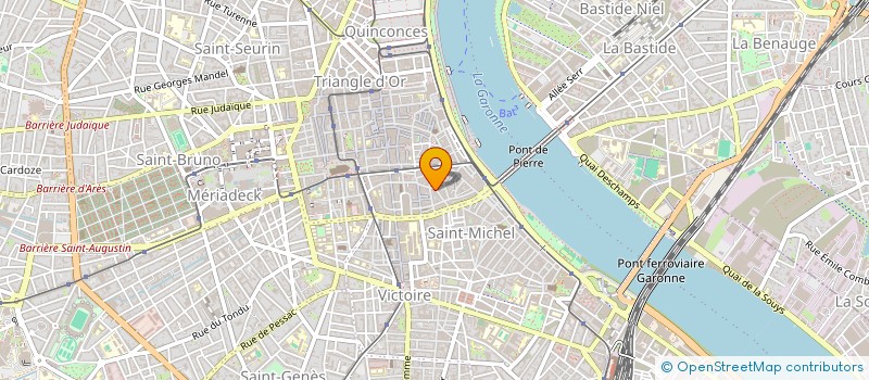 localisation de l'entreprise MONSIEUR GERMAIN GENDRE  BORDEAUX