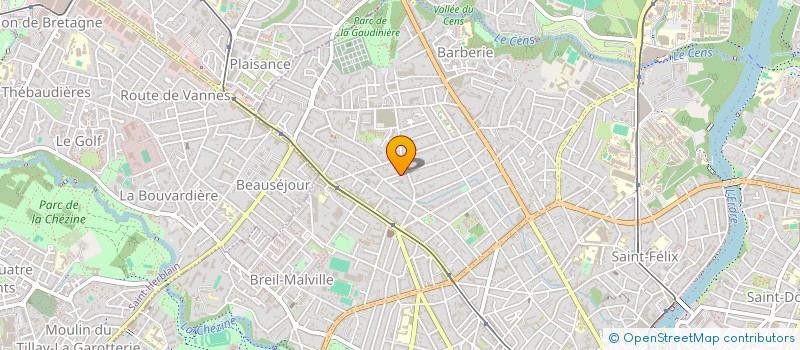 localisation de l'entreprise MONSIEUR GERMAIN GENDRON à NANTES