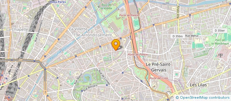 localisation de l'entreprise MONSIEUR GERMAIN GODEST  PARIS