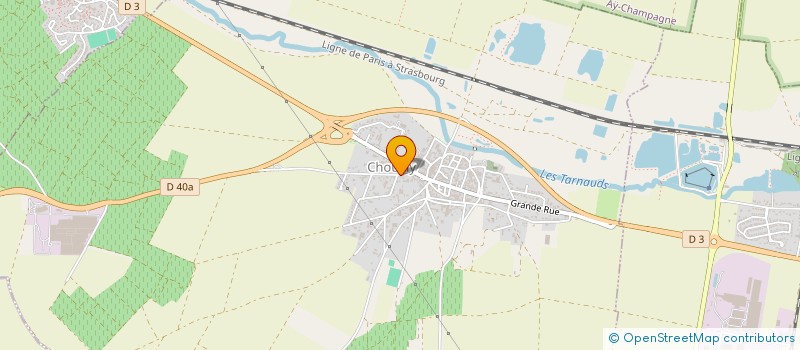 localisation de l'entreprise MONSIEUR GERMAIN GUE  CHOUILLY