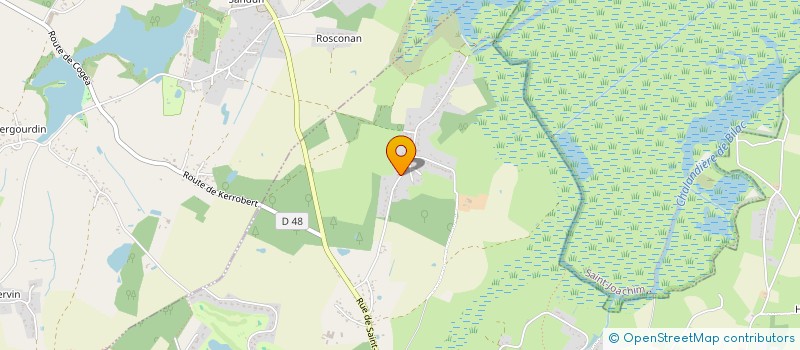 localisation de l'entreprise MONSIEUR GERMAIN HERVY  SAINT-ANDRE-DES-EAUX