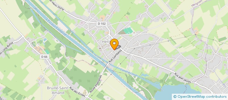 localisation de l'entreprise MONSIEUR GERMAIN JAMMERNEGG à HERGNIES
