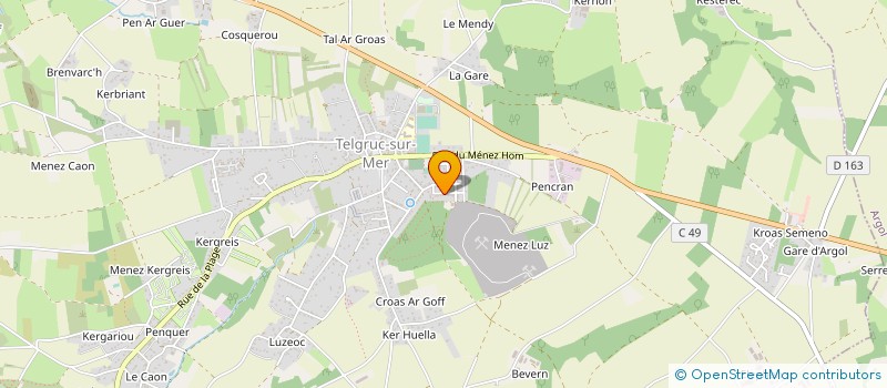 localisation de l'entreprise MONSIEUR GERMAIN JEULIN  TELGRUC-SUR-MER