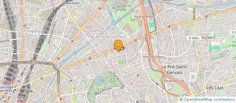 localisation de l'entreprise MONSIEUR GERMAIN LEFEBVRE  PARIS