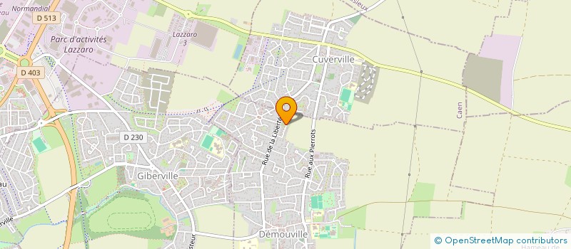 localisation de l'entreprise MONSIEUR GERMAIN LEFEBVRE  DEMOUVILLE