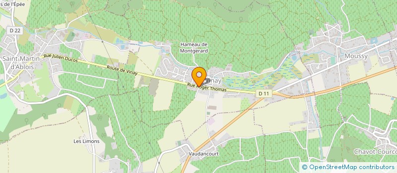 localisation de l'entreprise MONSIEUR GERMAIN LEJARLE  VINAY