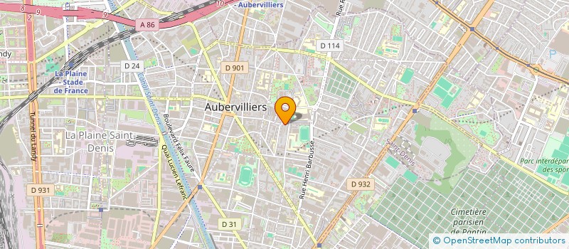 localisation de l'entreprise MONSIEUR GERMAIN LERICHE à AUBERVILLIERS