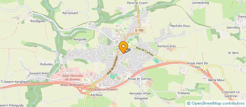 localisation de l'entreprise MONSIEUR GERMAIN LEROUX  PLEYBEN