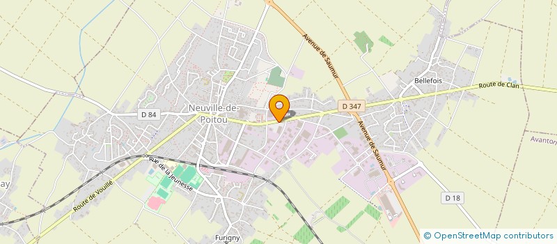 localisation de l'entreprise MONSIEUR GERMAIN LUGIER  NEUVILLE-DE-POITOU