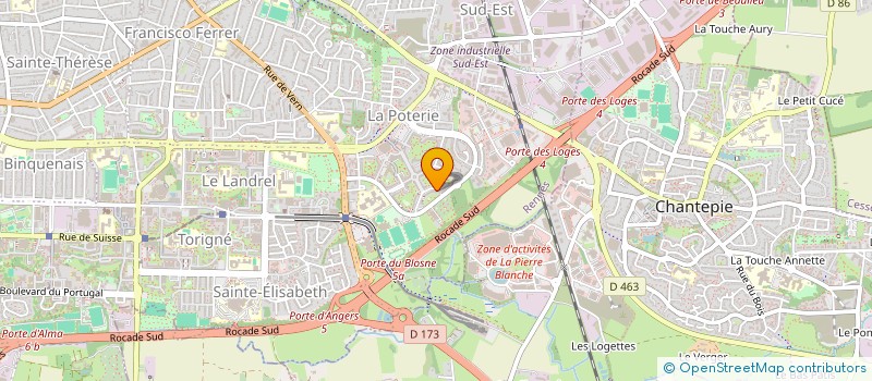 localisation de l'entreprise MONSIEUR GERMAIN MARGUILLARD  RENNES