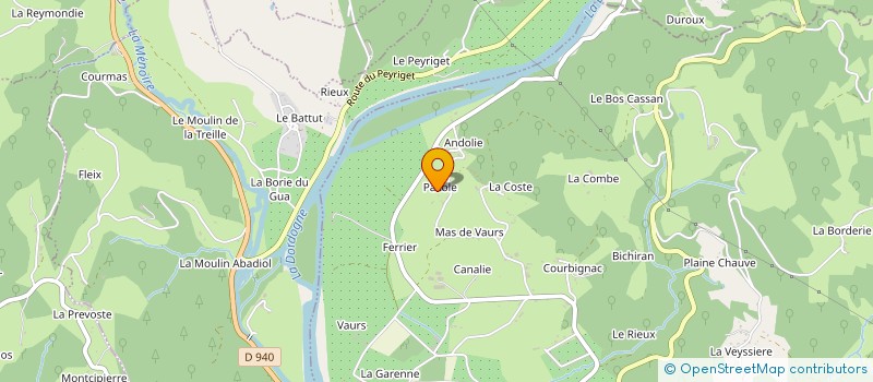 localisation de l'entreprise MONSIEUR GERMAIN MARIN à ALTILLAC