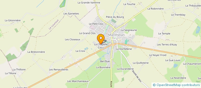 localisation de l'entreprise MONSIEUR GERMAIN MARTIN à MANTHELAN