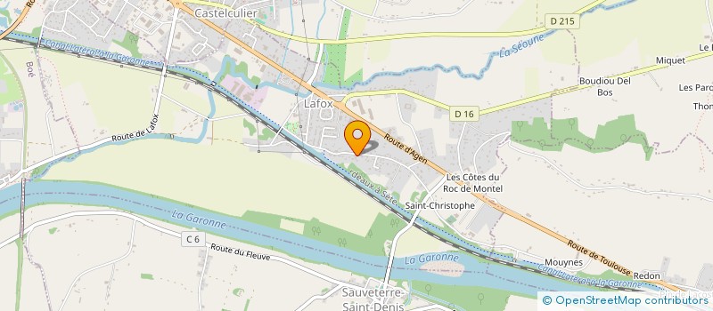 localisation de l'entreprise MONSIEUR GERMAIN MERLE  LAFOX