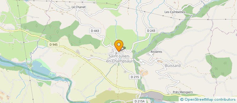 localisation de l'entreprise MONSIEUR GERMAIN MICHELON à LA FARE-EN-CHAMPSAUR