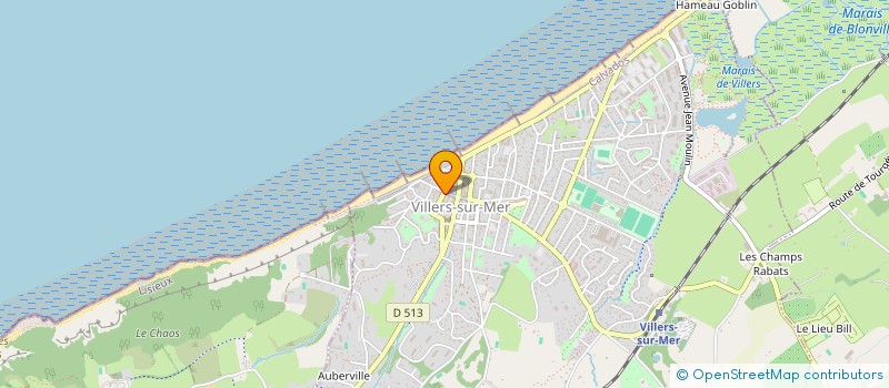 localisation de l'entreprise MONSIEUR GERMAIN MONDAN  VILLERS-SUR-MER