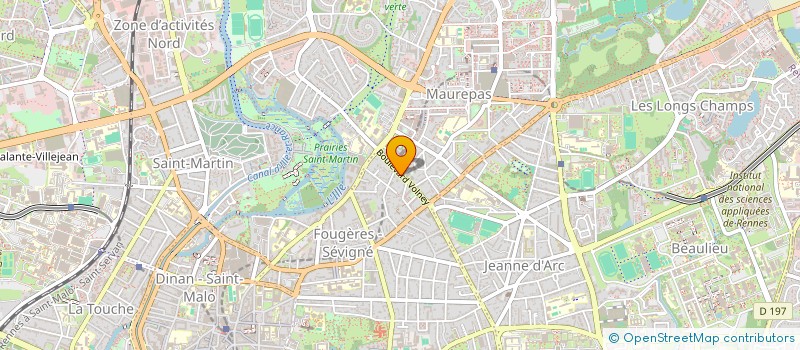 localisation de l'entreprise MONSIEUR GERMAIN MOSSE  RENNES