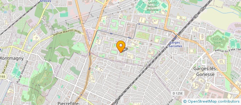 localisation de l'entreprise MONSIEUR GERMAIN MOUDOUNGA à SARCELLES