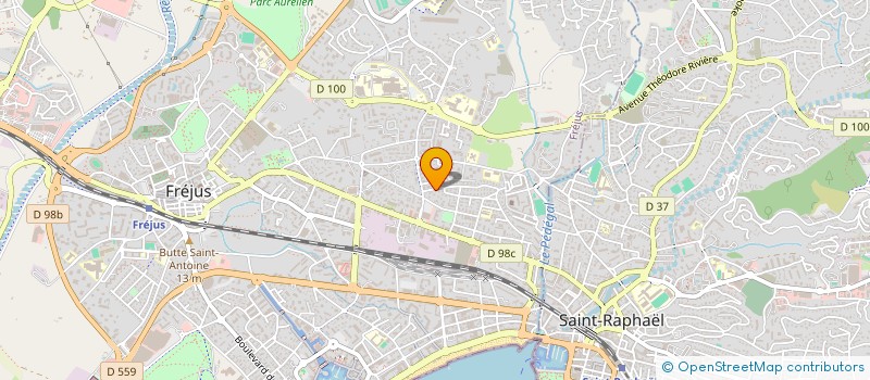 localisation de l'entreprise MONSIEUR GERMAIN MOULIN à FREJUS