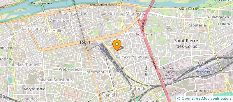 localisation de l'entreprise MONSIEUR GERMAIN MOUTAUX  TOURS