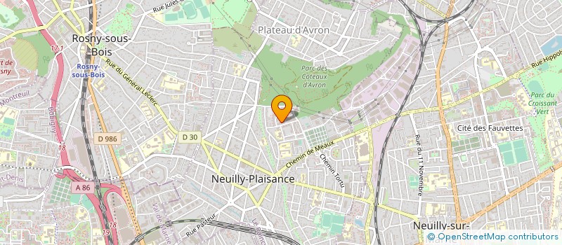 localisation de l'entreprise MONSIEUR GERMAIN NDIGO BIOUELE  NEUILLY-PLAISANCE