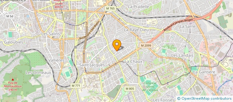 localisation de l'entreprise MONSIEUR GERMAIN NZOMBO NSIMBA  CLERMONT-FERRAND