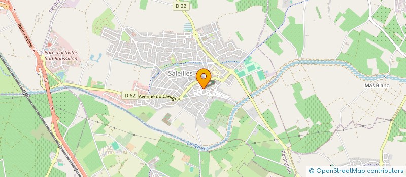 localisation de l'entreprise MONSIEUR GERMAIN OLIVER  SALEILLES