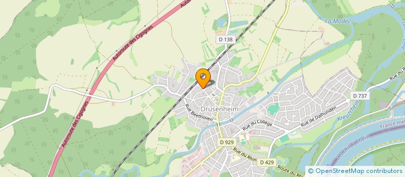 localisation de l'entreprise MONSIEUR GERMAIN OSTERTAG  TROIS-PUITS