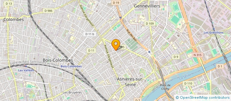 localisation de l'entreprise MONSIEUR GERMAIN OWONO MESSOMO à ASNIERES-SUR-SEINE