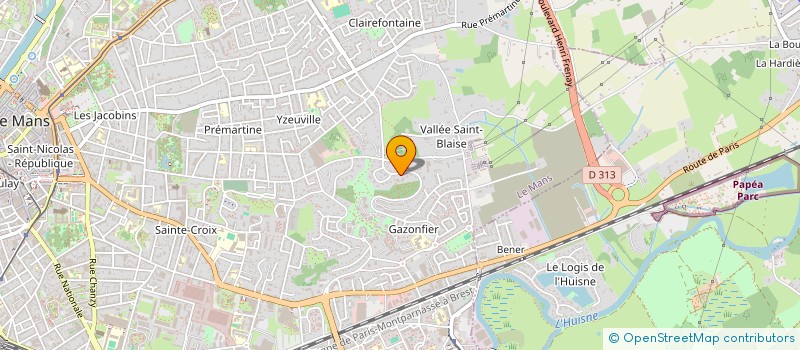 localisation de l'entreprise MONSIEUR GERMAIN PENEZ  LE MANS