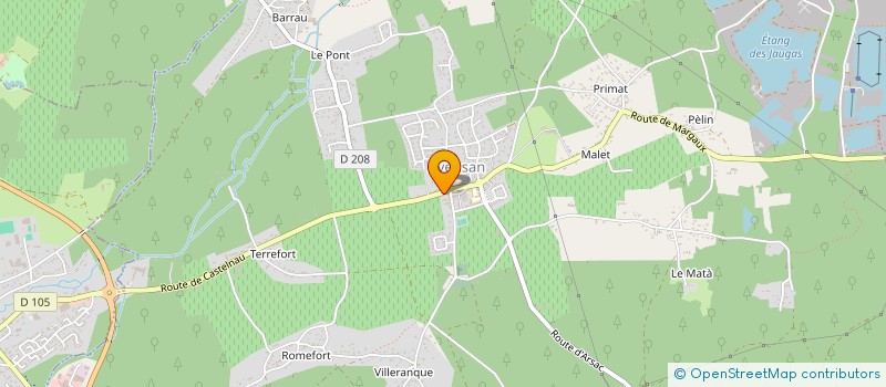 localisation de l'entreprise MONSIEUR GERMAIN PICQ  SAINTE-HELENE