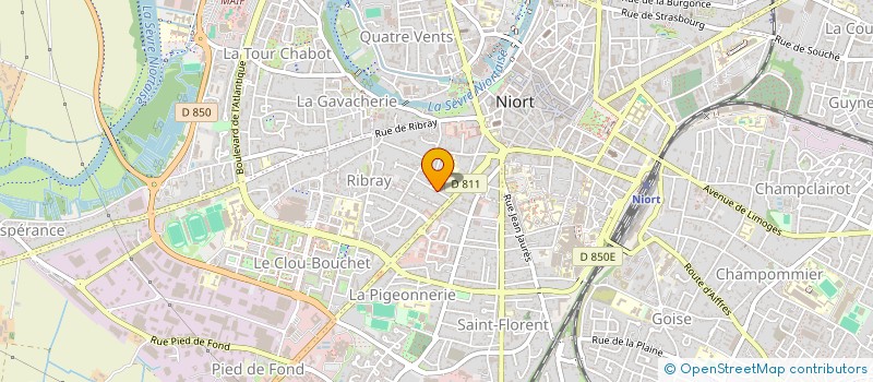 localisation de l'entreprise MONSIEUR GERMAIN PRELOT à NIORT