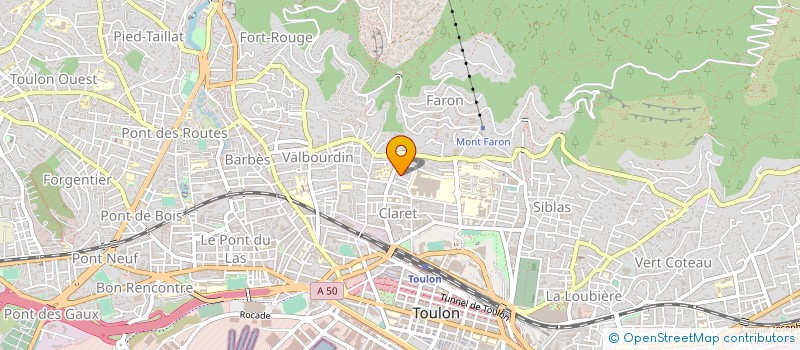 localisation de l'entreprise MONSIEUR GERMAIN PREVOST  TOULON